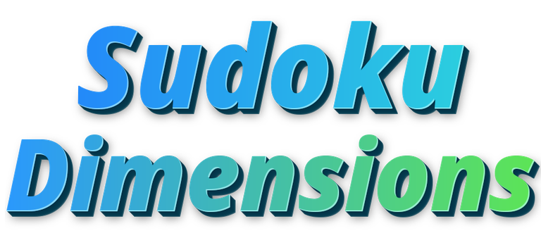 Sudoku Dimensions